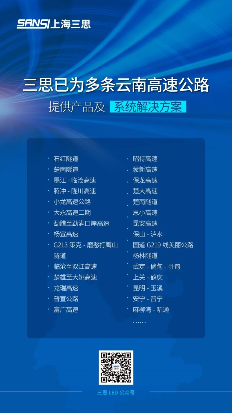 大国交通,之云南,抵御复杂环境,3200威尼斯vipLED路隧照明,铸就交通丰碑