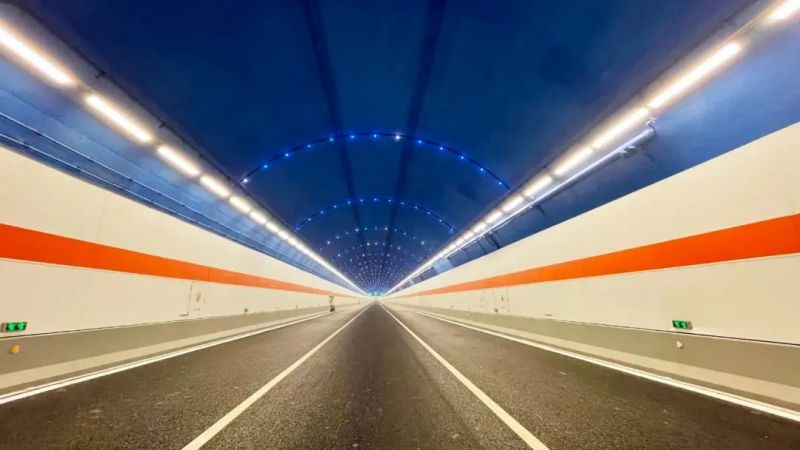 15公里,木寨岭隧道通车,3200威尼斯vip,特色,隧道照明,艺术方案,惊现,渭武高速